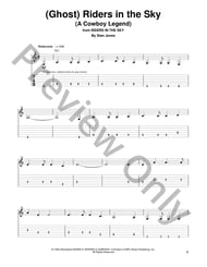 (Ghost) Riders In The Sky (A Cowboy Legend) Guitar and Fretted sheet music cover